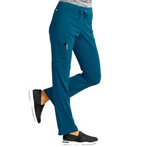 Elevate 6-Pocket Mid-Rise Straight Leg Scrub Pant